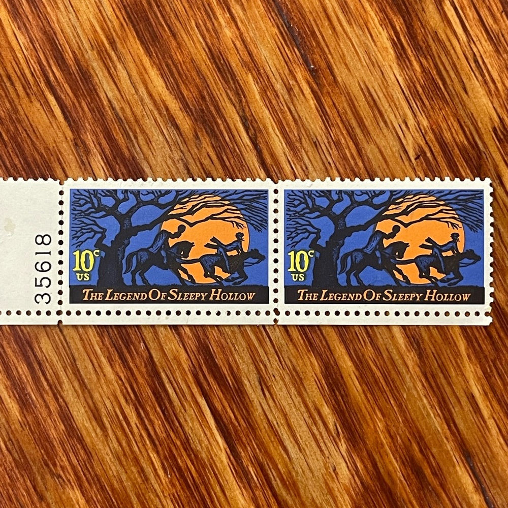 USA 10 Cent Stamp The Legend Of Sleepy Hollow